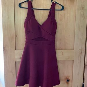 Maroon Honey and Rosie Semiformal Dress